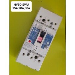 DISJUNTOR MITSUBISHI 3P NO-FUSE - NV50-SWU 15A 