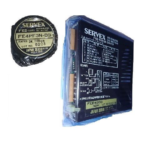 Servo driver & motor Servex