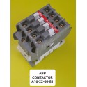 CONTACTOR ABB  220-230V 50Hz/230-240V 60Hz-A16-22-00-18