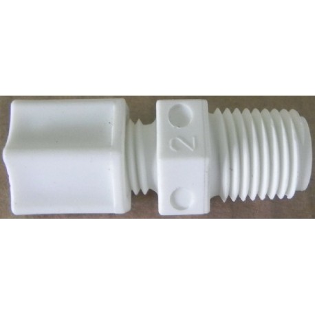 Nylon Bulkhead Fitting For Flux Reservoir