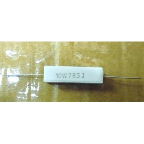 Resistor de 7,5R / 10W para ageing teste